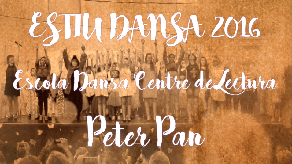 Captura del vídeo de Peter Pan de l'Escola de Dansa