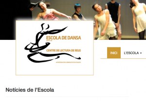 Nova web de l'Escola de Dansa